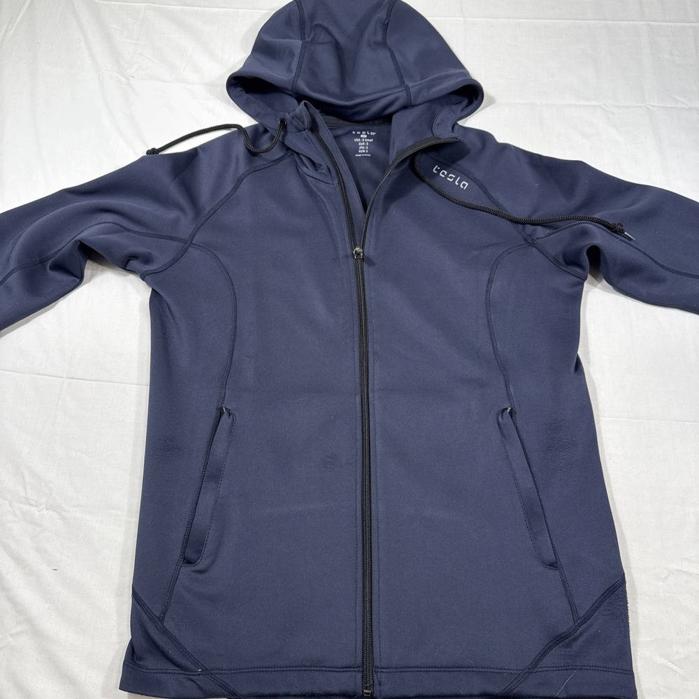 JACKET‎ Tesla Full-zip MENS XS  Hooded PERFORMANCE SOFTSHELL EUC